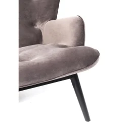 KARE Design Canapés Black Vicky 2-Places Velours Gris