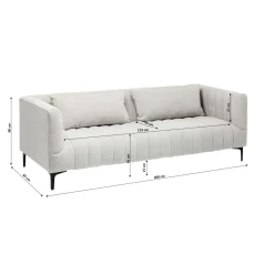 KARE Design Canapés Celebrate 3-Places Mouchete