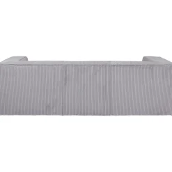 KARE Design Canapés Cubetto Cord 3-Places Gris Clair 220Cm