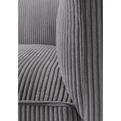 KARE Design Canapés Cubetto Cord 3-Places Gris Clair 220Cm