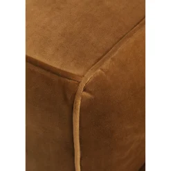 KARE Design Canapés Cubetto 3-Places Velours Marron 220Cm