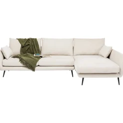 KARE Design Canapés D Angle Amalfi Droite Creme 275Cm