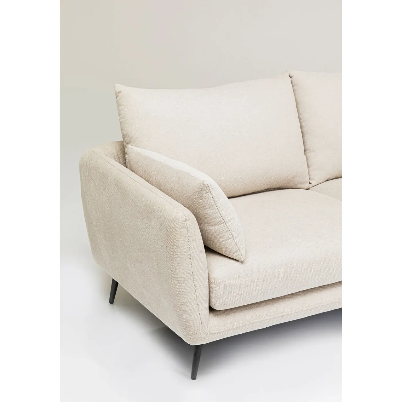 KARE Design Canapés D Angle Amalfi Droite Creme 275Cm