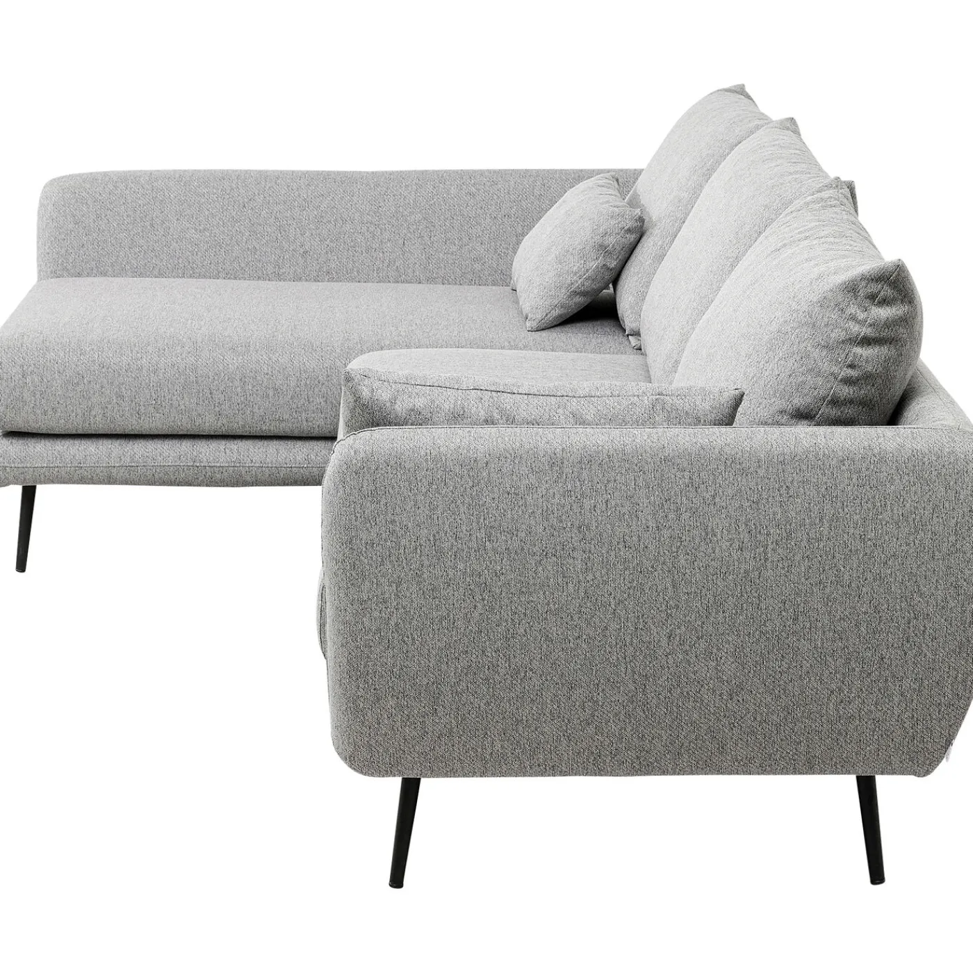 KARE Design Canapés D Angle Amalfi Gauche Gris 275Cm