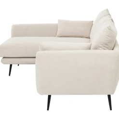 KARE Design Canapés D Angle Amalfi Gauche Creme 275Cm