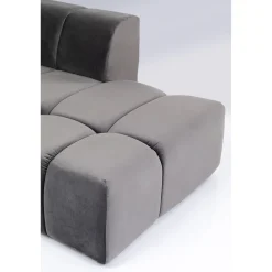 KARE Design Canapés D Angle Belami Velvet Gris Droit