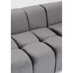 KARE Design Canapés D Angle Belami Velvet Gris Droit