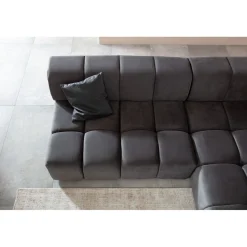 KARE Design Canapés D Angle Belami Velvet Gris Droit