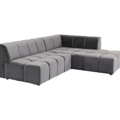 KARE Design Canapés D Angle Belami Velvet Gris Droit