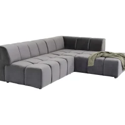 KARE Design Canapés D Angle Belami Velvet Gris Droit