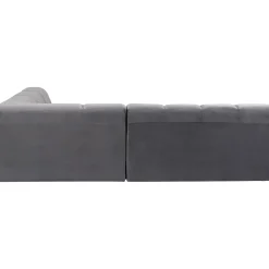 KARE Design Canapés D Angle Belami Velvet Gris Droit