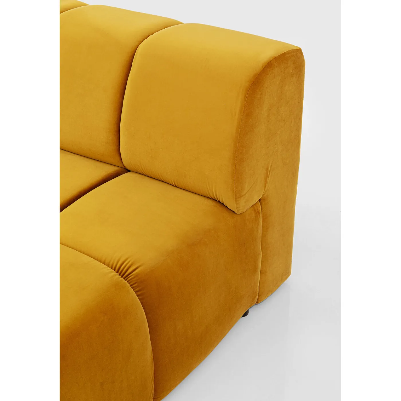 KARE Design Canapés D Angle Belami Velours Ambre Gauche