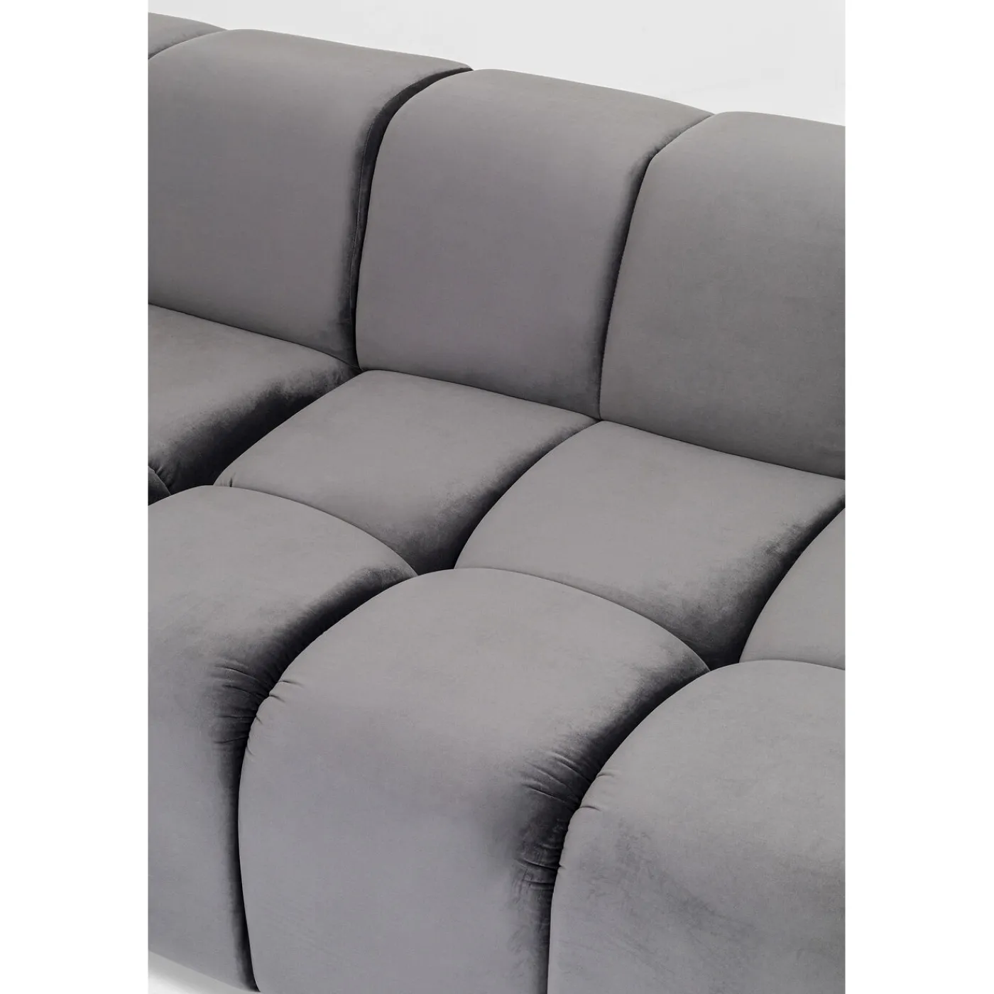 KARE Design Canapés D Angle Belami Velvet Gris Gauche