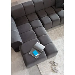 KARE Design Canapés D Angle Belami Velvet Gris Gauche