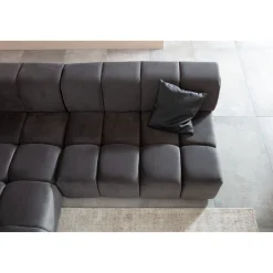 KARE Design Canapés D Angle Belami Velvet Gris Gauche