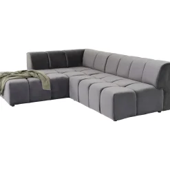 KARE Design Canapés D Angle Belami Velvet Gris Gauche
