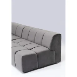 KARE Design Canapés D Angle Belami Velvet Gris Gauche