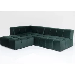 KARE Design Canapés D Angle Belami Vert Fonce Gauche 265Cm