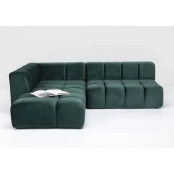 KARE Design Canapés D Angle Belami Vert Fonce Gauche 265Cm