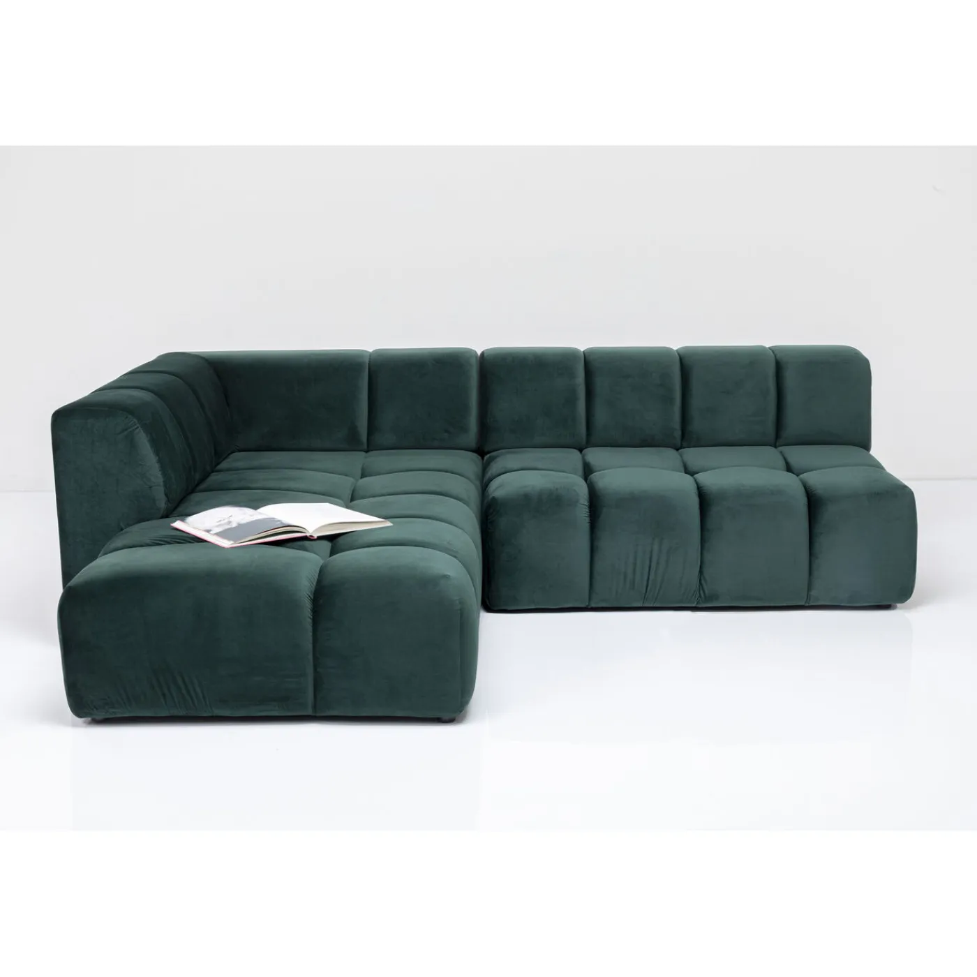 KARE Design Canapés D Angle Belami Vert Fonce Gauche 265Cm