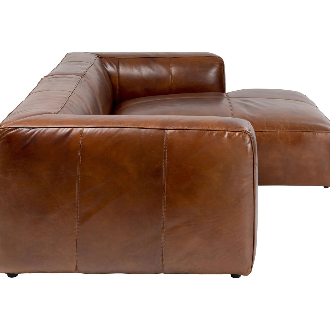 KARE Design Canapés D Angle Cubetto Cuir Marron