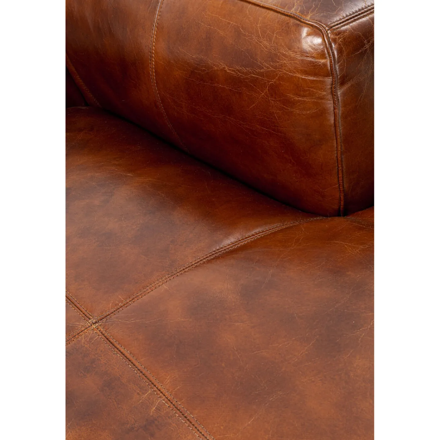 KARE Design Canapés D Angle Cubetto Cuir Marron