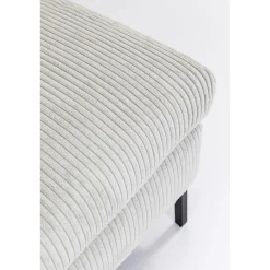 KARE Design Canapés D Angle Gianni Cord Gris Droite