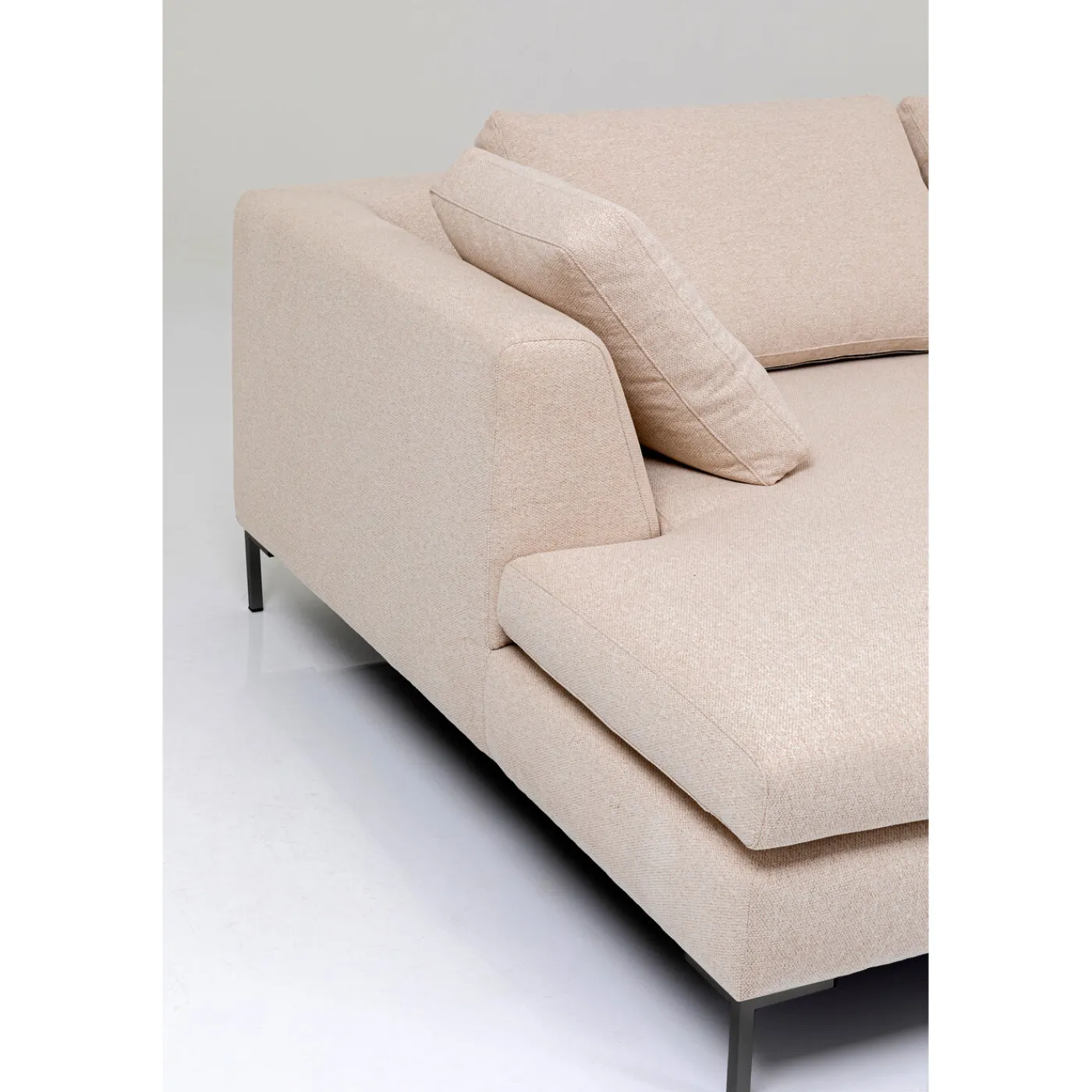 KARE Design Canapés D Angle Gianni Creme Droite