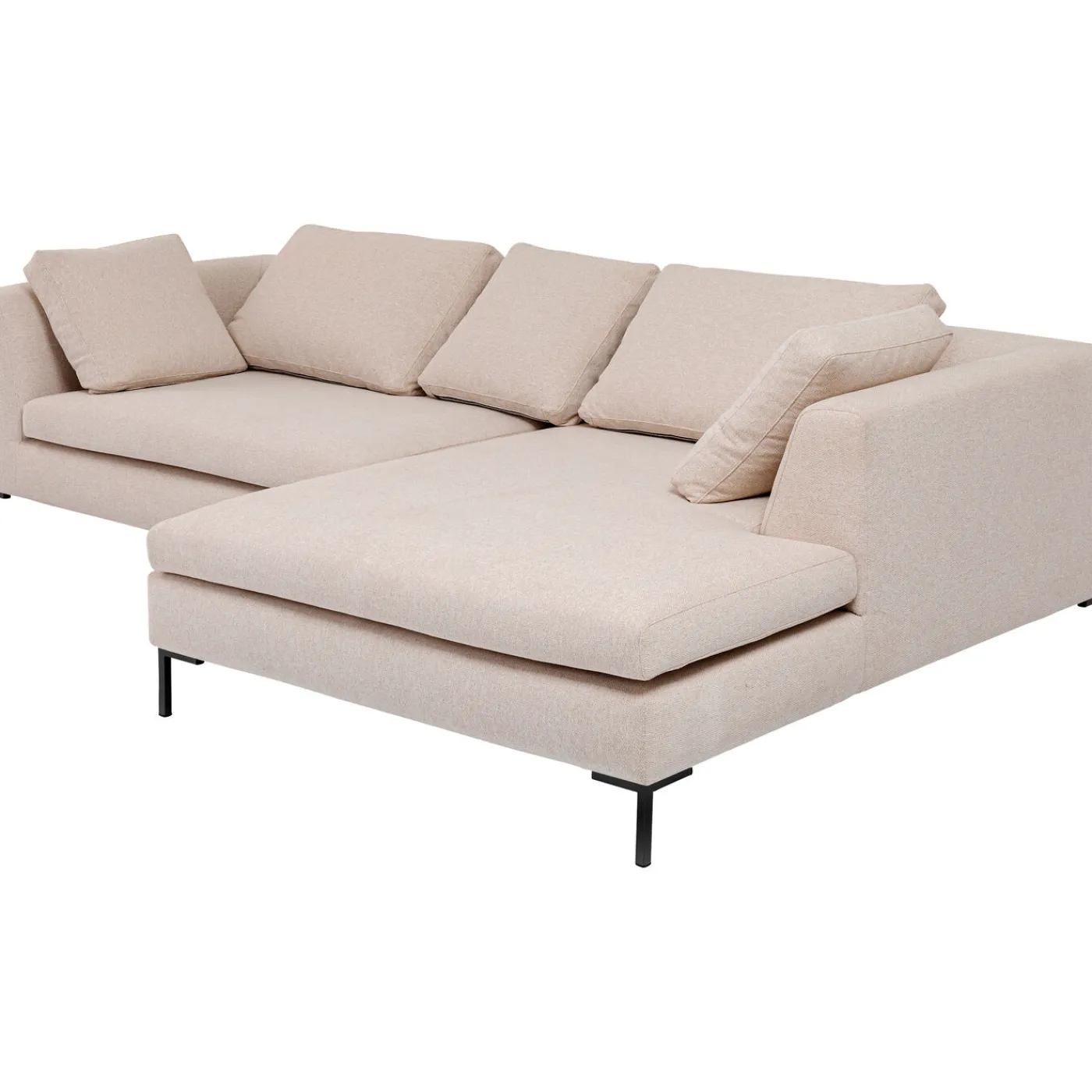 KARE Design Canapés D Angle Gianni Creme Droite