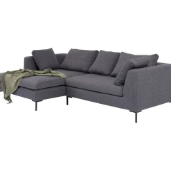 KARE Design Canapés D Angle Gianni Dolce Gris Fonce Gauche