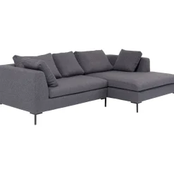 KARE Design Canapés D Angle Gianni Dolce Gris Droite