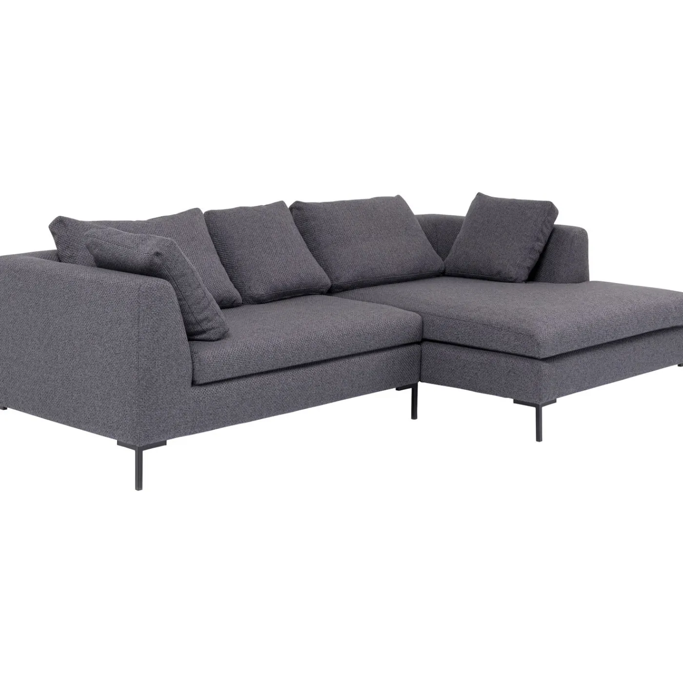 KARE Design Canapés D Angle Gianni Dolce Gris Droite