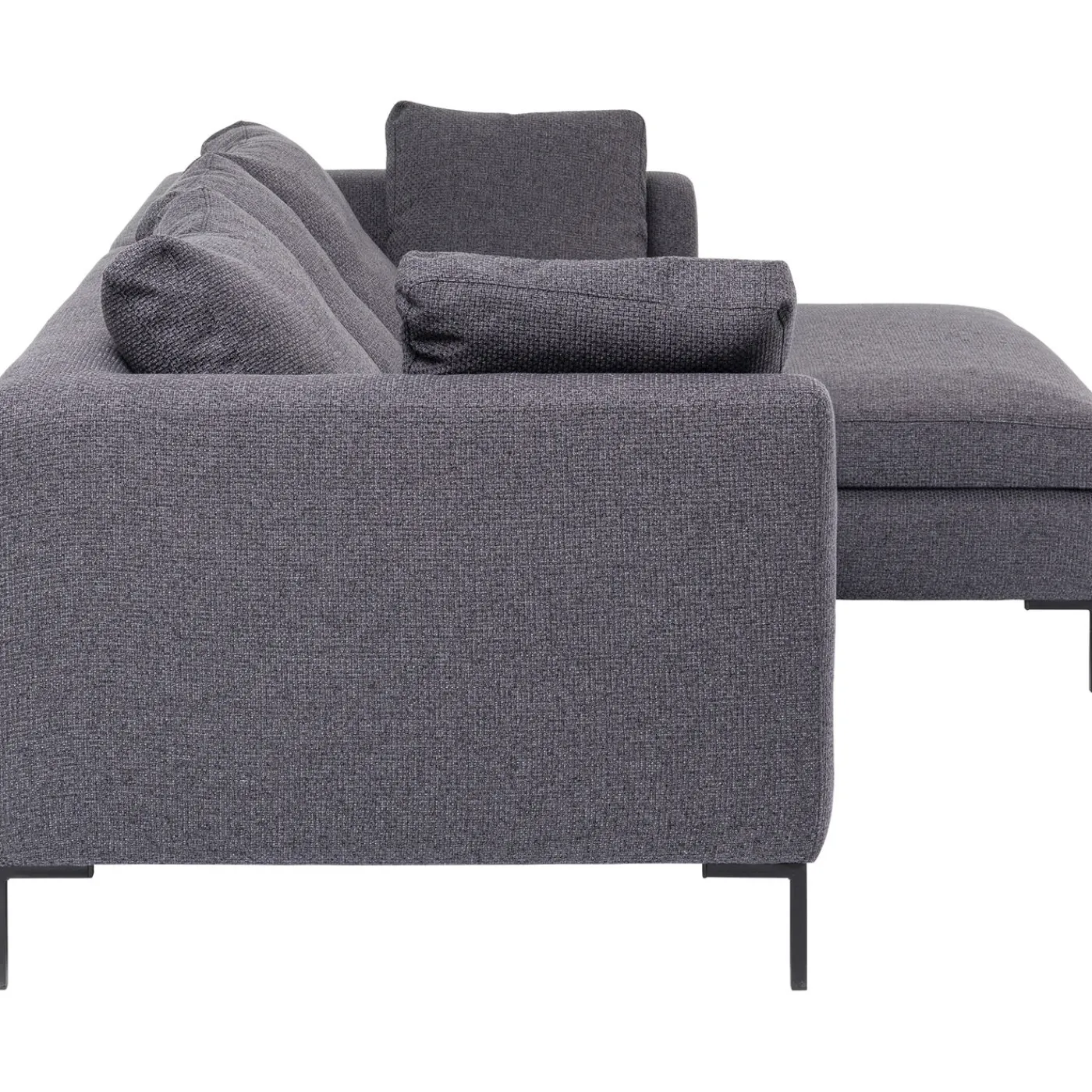 KARE Design Canapés D Angle Gianni Dolce Gris Droite