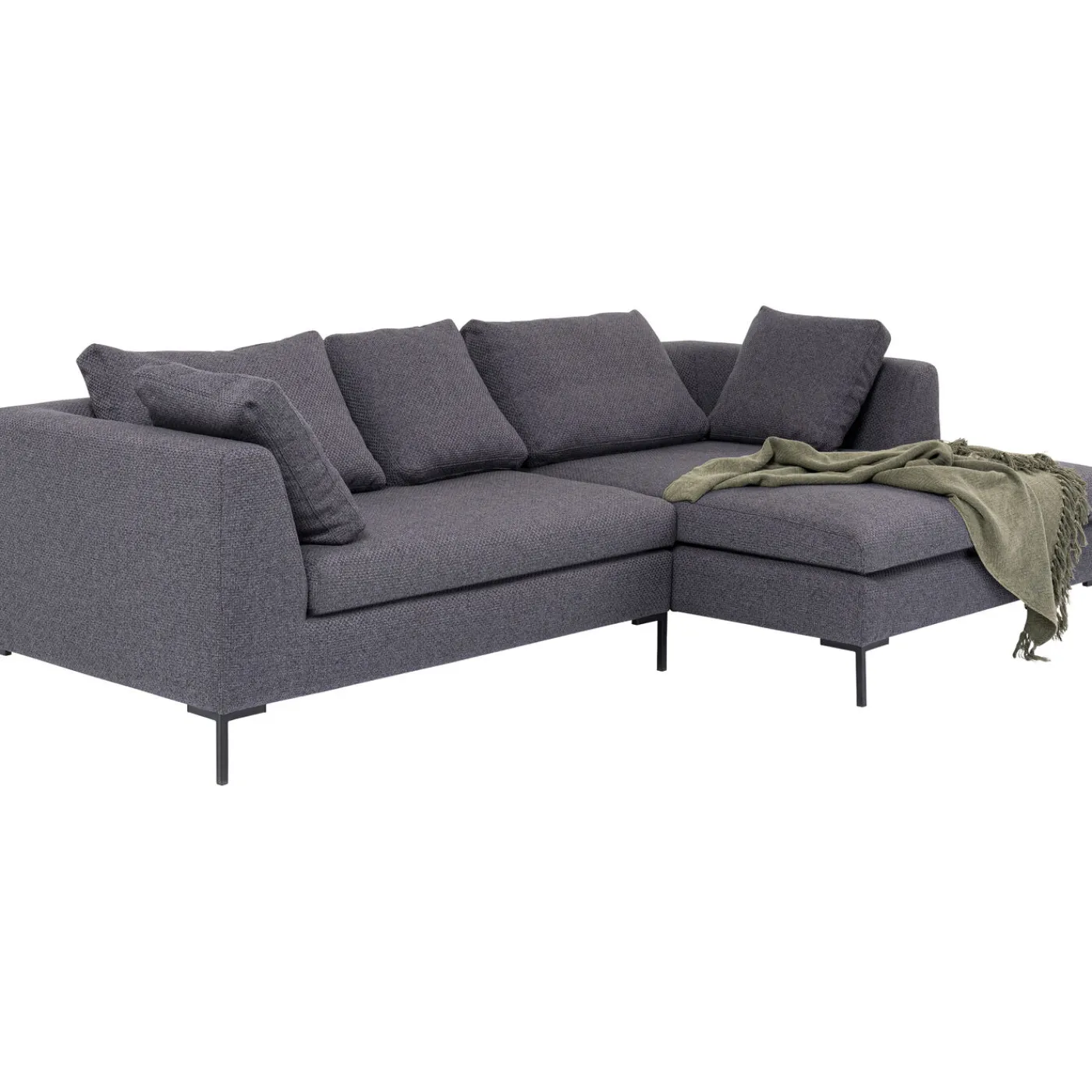 KARE Design Canapés D Angle Gianni Dolce Gris Droite