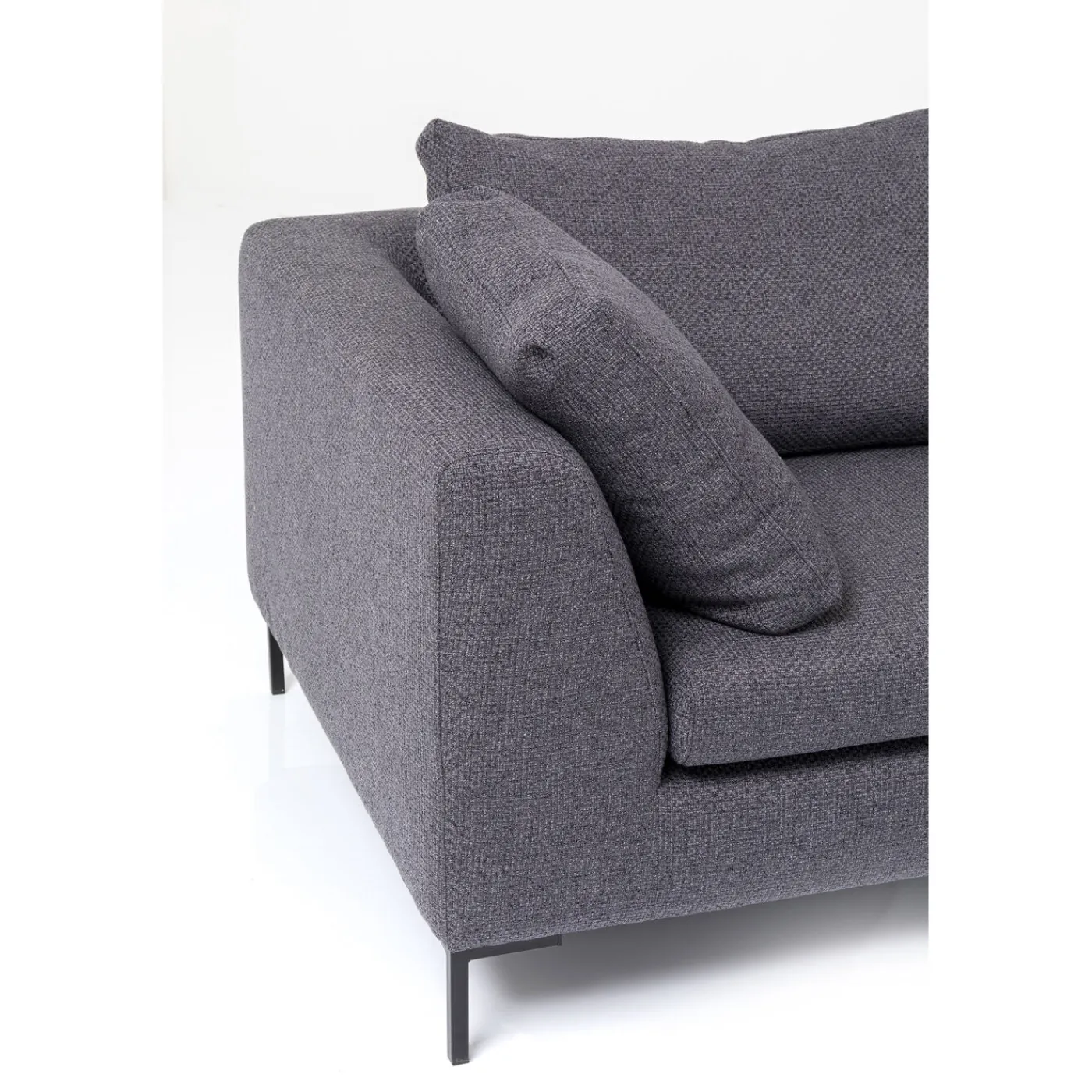 KARE Design Canapés D Angle Gianni Dolce Gris Droite