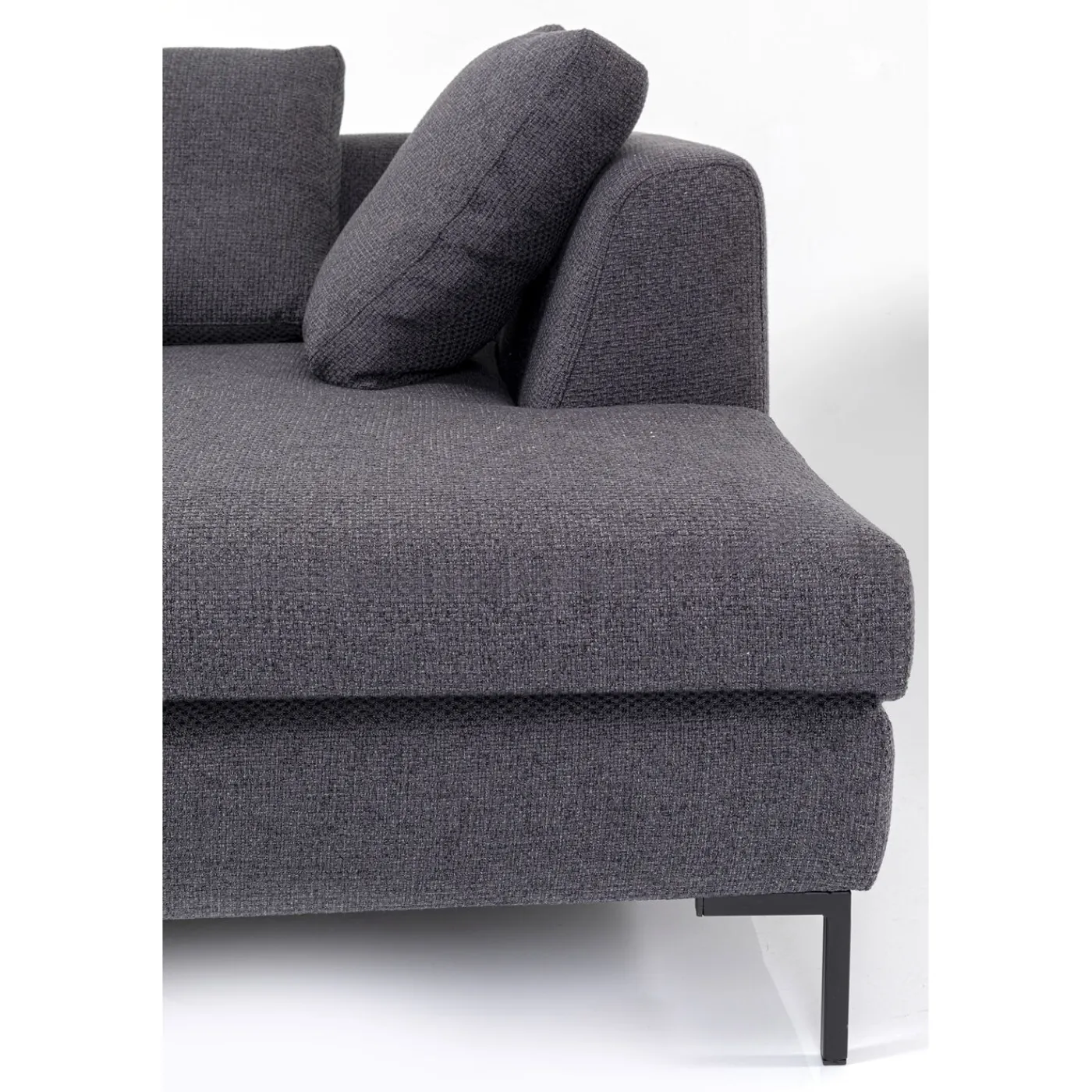 KARE Design Canapés D Angle Gianni Dolce Gris Droite