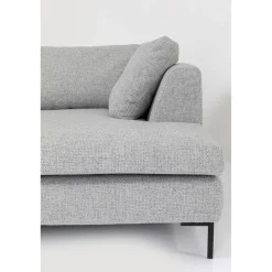 KARE Design Canapés D Angle Gianni Dolce Gris Clair Droite