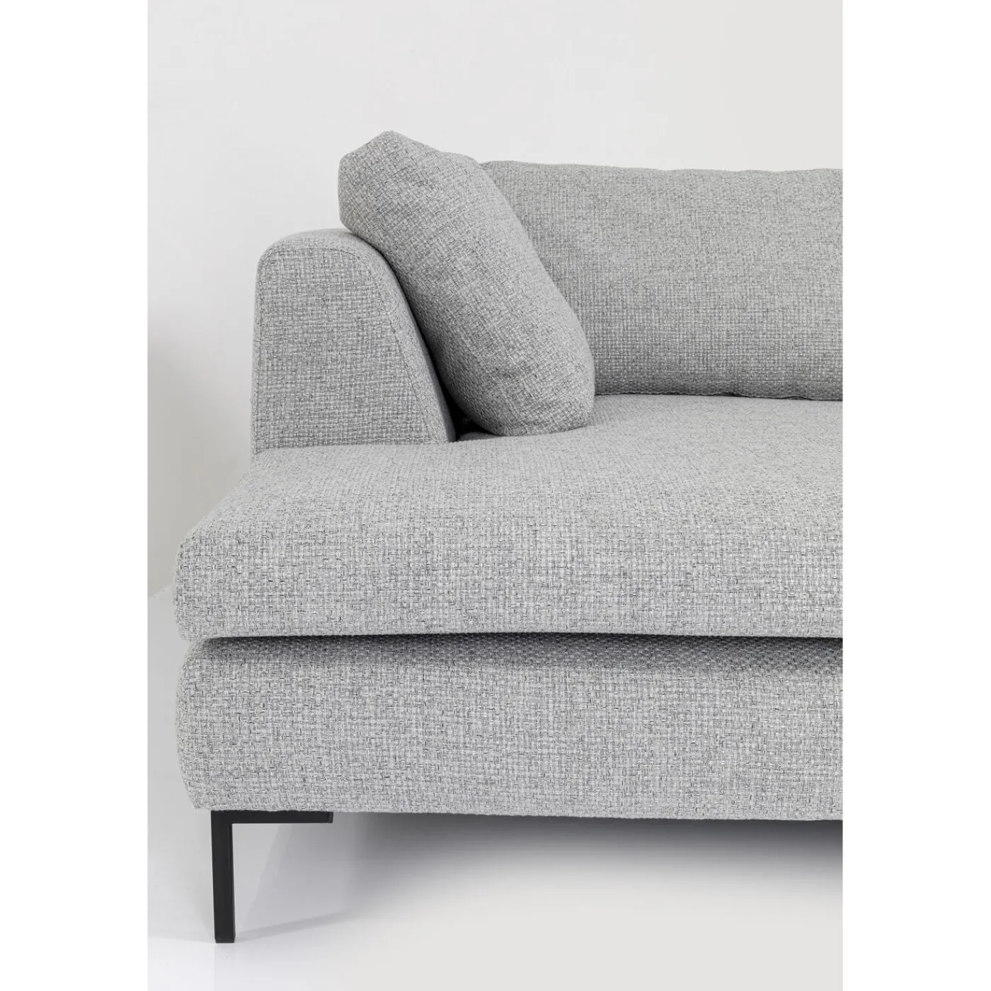 KARE Design Canapés D Angle Gianni Dolce Gris Clair Gauche