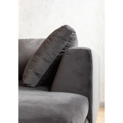 KARE Design Canapés D Angle Gianni Droite Gris-Noir