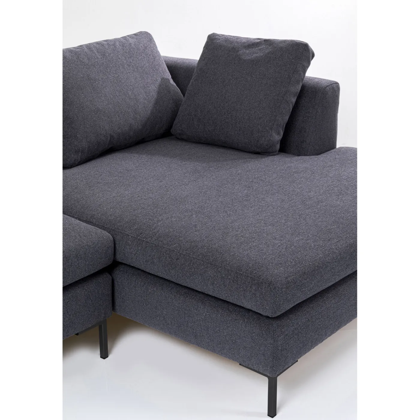 KARE Design Canapés D Angle Gianni Gris Droite