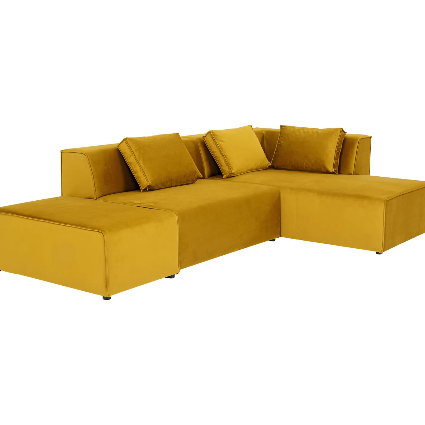 KARE Design Canapés D Angle Infinity Ambre Droite