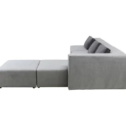 KARE Design Canapés D Angle Infinity Atlanta Gris Droite