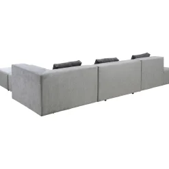 KARE Design Canapés D Angle Infinity Atlanta Gris Droite