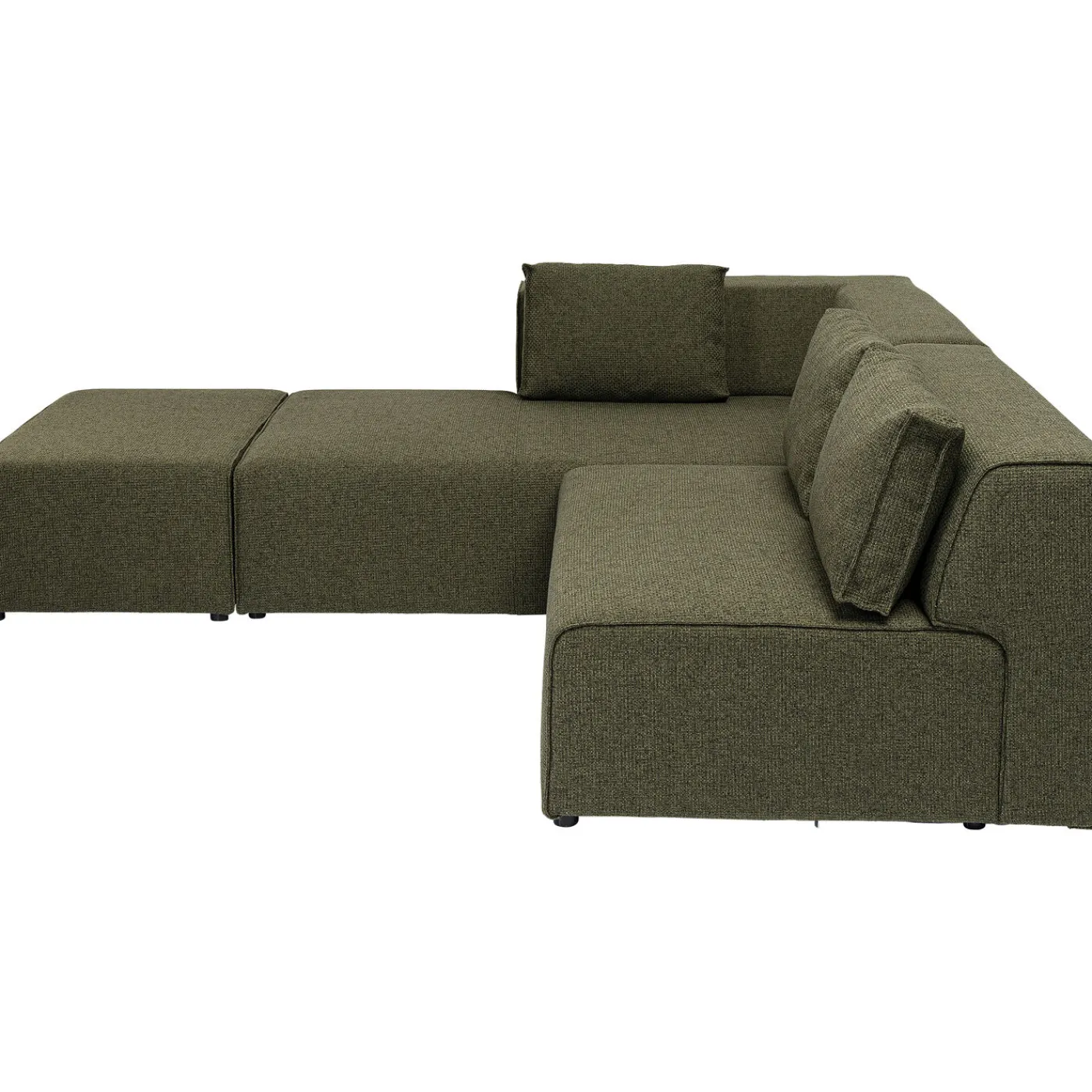 KARE Design Canapés D Angle Infinity Dolce Vert Gauche