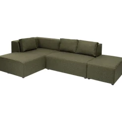 KARE Design Canapés D Angle Infinity Dolce Vert Gauche