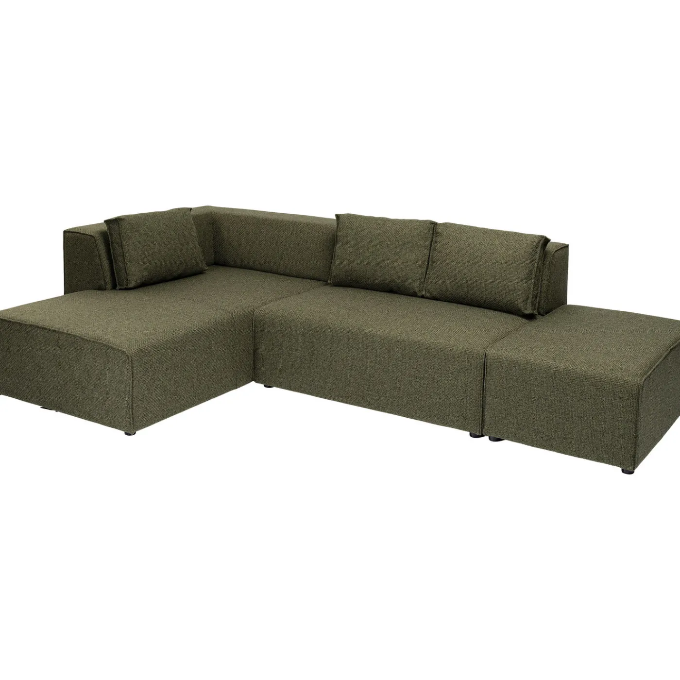 KARE Design Canapés D Angle Infinity Dolce Vert Gauche