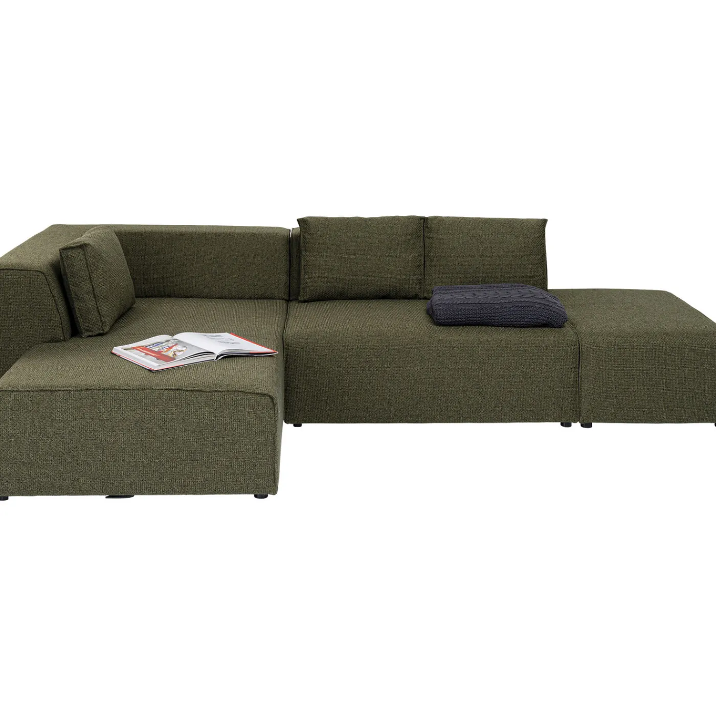 KARE Design Canapés D Angle Infinity Dolce Vert Gauche