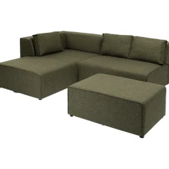 KARE Design Canapés D Angle Infinity Dolce Vert Gauche