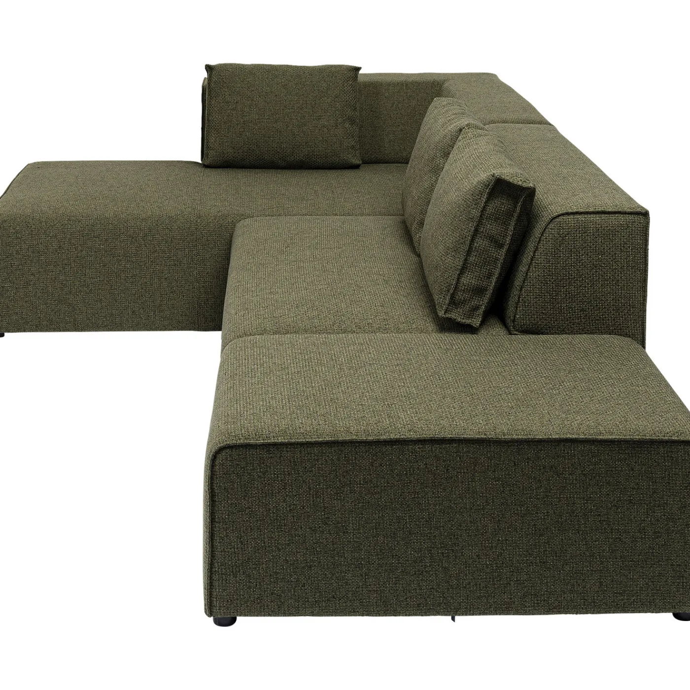 KARE Design Canapés D Angle Infinity Dolce Vert Gauche