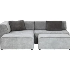 KARE Design Canapés D Angle Infinity Ottomane Gris Gauche